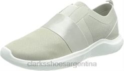 Clarks mujer Zapatilla Clarks Nova Lumis para mujer champán metalizado textil BPDZ201338 textil metálico champán