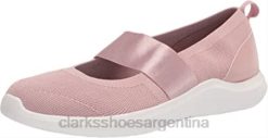 Clarks mujer Zapatilla clarks nova sol para mujer de punto rosa polvoriento BPDZ202501