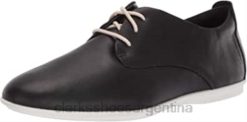 Clarks mujer zapatilla de mujer con cordones coral clarks cuero negro BPDZ20303 cuero negro