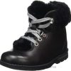 Clarks niños Bota de nieve dabi excursionista t para niña clarks cuero negro BPDZ202047 cuero negro