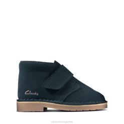 Clarks niños bota desierto 2 niño ante azul marino clarks de ante azul marino BPDZ205798 gamuza azul marino