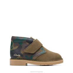 Clarks niños bota desierto caqui camo 2 niño caqui camo clarks BPDZ206884 camuflaje caqui