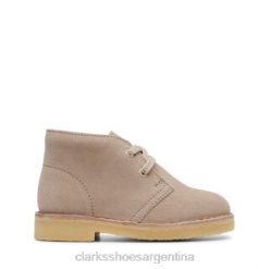 Clarks niños bota desierto inf g fit arena gamuza clarks BPDZ204798 gamuza arena