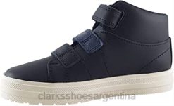Clarks niños botas nova fun piel niño azul clarks BPDZ202653