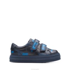 Clarks niños camo azul marino clarks nova temprano t BPDZ203835 camuflaje azul marino