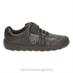 Clarks niños clarks black leaderplay inf f ajuste BPDZ204913 negro