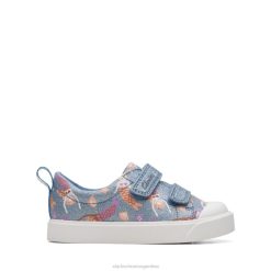 Clarks niños clarks denim ciudad brillante denim niño BPDZ206865 mezclilla