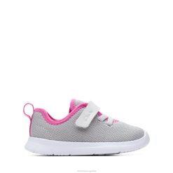 Clarks niños clarks gris claro tejido ath BPDZ203796 gris claro