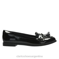 Clarks niños clarks preppy edge bl jnr f fit charol negro BPDZ204666 charol negro