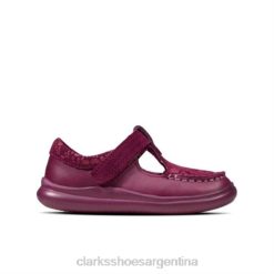 Clarks niños cresta rosa fst g fit berry clarks BPDZ204614 baya