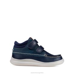 Clarks niños cuero azul marino clarks crest tuktu niño cuero azul marino BPDZ205928 cuero azul marino