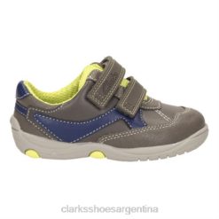 Clarks niños ru cove fst f fit clarks cuero gris BPDZ204845 cuero gris