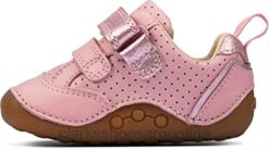 Clarks niños ti ny sky zapatos de cuero para niños pequeños clarks rosados BPDZ202860