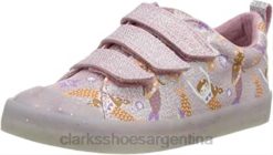 Clarks niños Zapatilla niña clarks lona foxing print rosa BPDZ201872