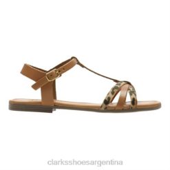 Clarks unisexo animal print clarks taffrail tulipán BPDZ204280 Huella animal