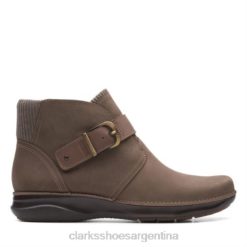 Clarks unisexo Appley Mid Clarks nobuck topo BPDZ204135 nubuck topo