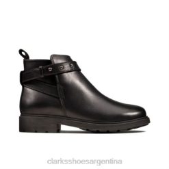 Clarks unisexo astrol soar inf f fit clarks de cuero negro BPDZ204582 cuero negro
