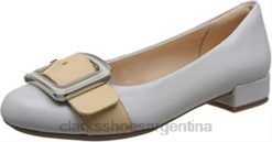 Clarks unisexo azul hielo zapatos de tacón bajo sin cordones para mujer clarks azules rosabella faye BPDZ201683 azul hielo azul