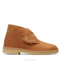Clarks unisexo bota desierto cuero tostado clarks cuero tostado BPDZ206047 cuero marrón