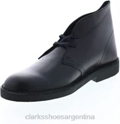 Clarks unisexo bota safari de piel negra 2 clarks BPDZ20260 cuero negro