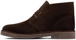 Clarks unisexo botas clarks desert boot 2 de ante marrón oscuro BPDZ2019