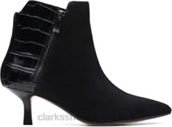Clarks unisexo botas de cuero con cremallera violeta 55 croc negro clarks BPDZ20614