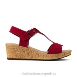 Clarks unisexo clarks ante fucsia rissa sun BPDZ204275 gamuza fucsia