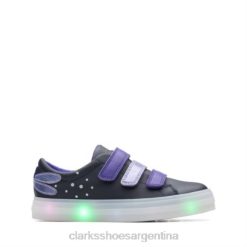 Clarks unisexo Clarks azul combi flare fly inf f fit BPDZ204689 combinación azul