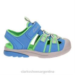 Clarks unisexo clarks beach mate fst f fit azul sintético BPDZ204862 azul sintético