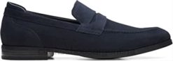 Clarks unisexo clarks bradish facilidad zapatos de gamuza azul marino BPDZ20851