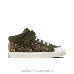 Clarks unisexo clarks city hop inf g fit camuflaje oliva BPDZ204794 camuflaje oliva