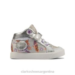 Clarks unisexo clarks combi city pop inf f fit plateados BPDZ204580 combinado plateado