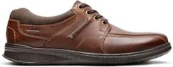 Clarks unisexo clarks cotrell caminar zapatos de cuero tabaco BPDZ202448