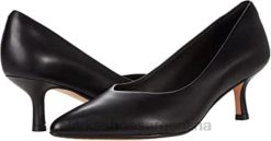 Clarks unisexo clarks cuero negro violeta 55 corte cuero negro BPDZ201257 cuero negro