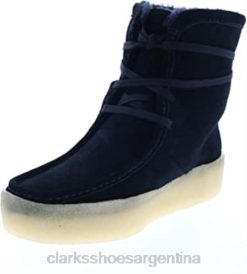 Clarks unisexo clarks de ante negro wallabee cup hi ante negro BPDZ20116 ante negro