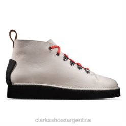 Clarks unisexo Clarks de cuero blanco Nala Hike BPDZ204158 cuero blanco