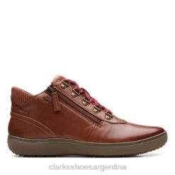 Clarks unisexo Clarks de cuero nalle mid dark tan BPDZ204118 cuero bronceado oscuro