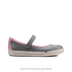 Clarks unisexo clarks emery halo jnr g fit gris BPDZ204738 gris