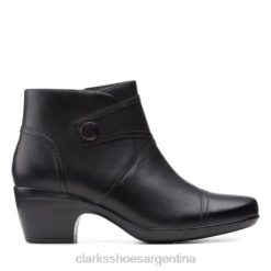 Clarks unisexo clarks emily calle cuero negro BPDZ204122 cuero negro