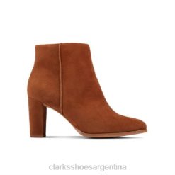 Clarks unisexo clarks kaylfern 2 de ante tostado oscuro BPDZ204115 gamuza bronceada oscura