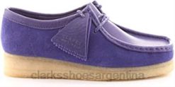 Clarks unisexo clarks morados wallabee BPDZ20326