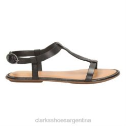 Clarks unisexo clarks risi hop cuero negro BPDZ204290 cuero negro