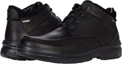Clarks unisexo clarks rockie 2 hi cuero negro BPDZ201684 cuero negro