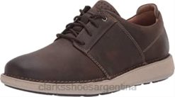 Clarks unisexo clarks un larvik lace marrón aceitoso cuero BPDZ20810 cuero aceitoso marrón