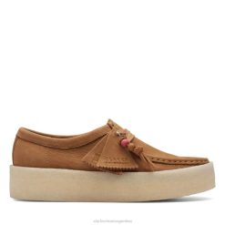 Clarks unisexo clarks wallabee cup nubuck bronceado nubuck tostado BPDZ205978 nubuck bronceado