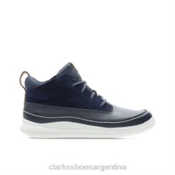 Clarks unisexo cresta air jnr g fit clarks cuero azul marino BPDZ204807 cuero azul marino