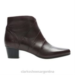Clarks unisexo leola ice clarks burdeos cuero BPDZ204255 cuero burdeos