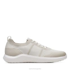 Clarks unisexo nova lite encaje punto blanco clarks de punto blanco BPDZ205166 punto blanco