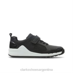 Clarks unisexo orbit ride inf e fit clarks cuero negro BPDZ205007 cuero negro