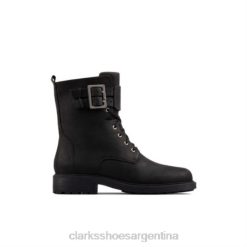 Clarks unisexo orinoco2 encaje clarks cuero negro BPDZ204109 cuero negro